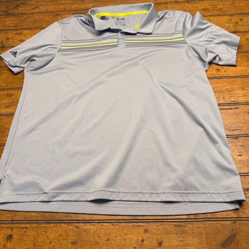 Adidas‎ climacool men's golf stripes sports shirt nice XL